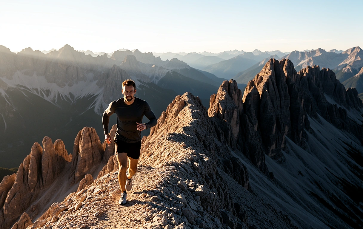 Active lifestyle in the Italian mountains